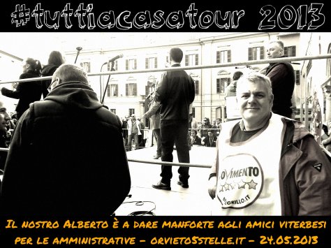 Il guardaspalle a 5 stelle Albertone del Meetup di Orvieto