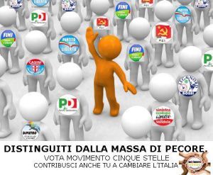 Distinguiti dagli altri, partecipa al 5 Stelle, partecipa davvero alla politica