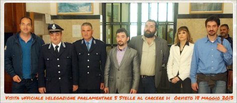delegazione M5S alla casa di reclusione di Orvieto