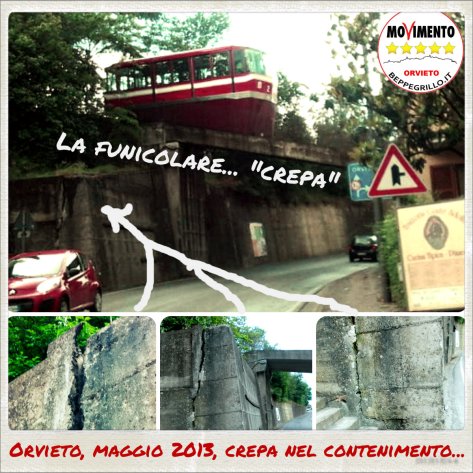 La crepa della funicolare