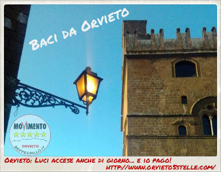 luci accese anche di giorno