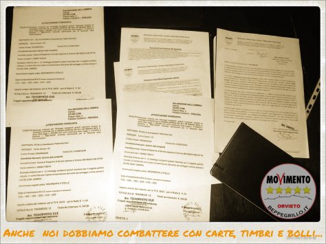 timbri bolli e carte anche per il 5 stelle