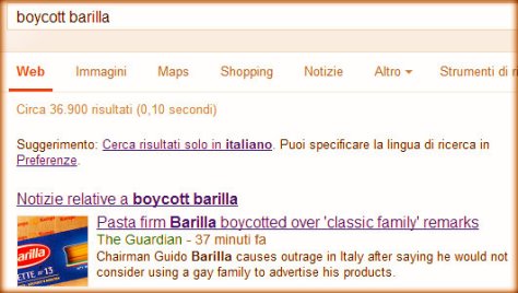 boycott barilla