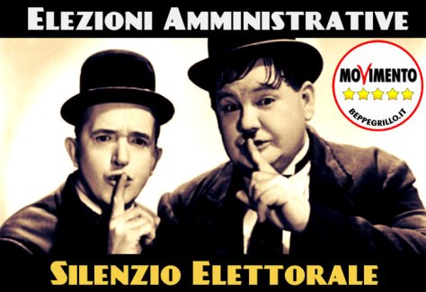 m5s silenzio elettorale