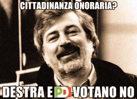 cittadianza onoraria guccini pd dice no