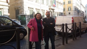 Vergaglia e Lucidi a Palazzo Madama (Senato della Repubblica)