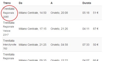 trenitalia milano orvieto
