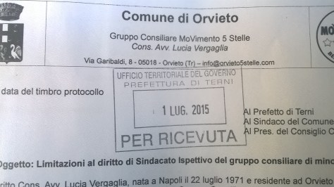 Deferimento al Prefetto