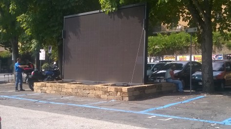 Maxischermo spento di Orvieto