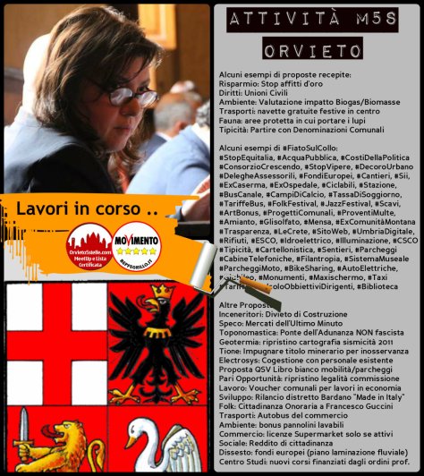 attività m5s orvieto primo anno