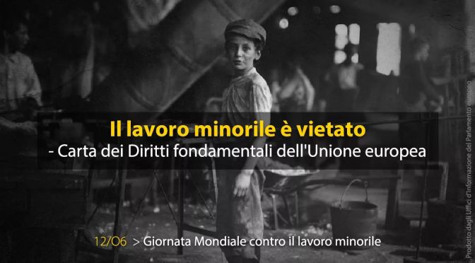 La giornata contro il lavoro minorile