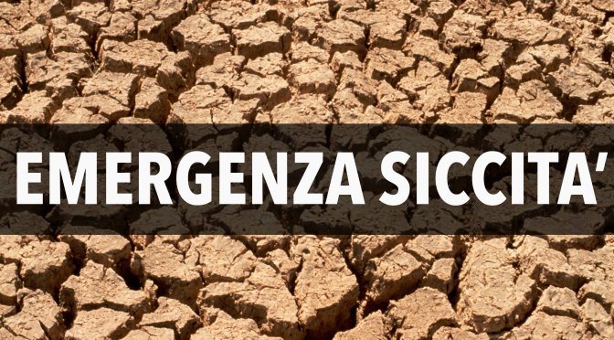 Siccità. Richiesto l’avvio degli anticipi PAC.
