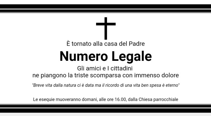 Rip Numero Legale