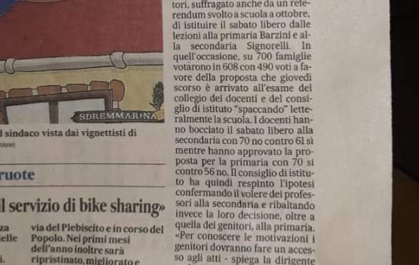 Il Sabato del villaggio… scolastico