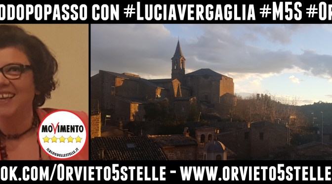 Marzo 2019. Lucia Vergaglia M5S Orvieto presiede la II Commissione