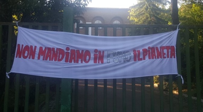 Orvieto. Lenzuoli e striscioni per l’ambiente.