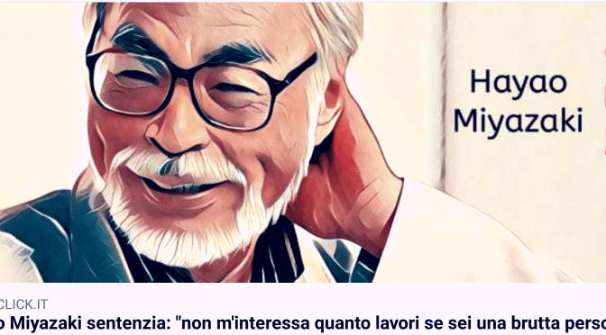 Meetup orvieto. Imparare la lezione di Miyazaki