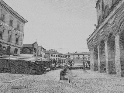 Le striscie blu non erano in programma.