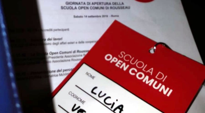 Scuola #OpenComuni. Noi ci siamo.