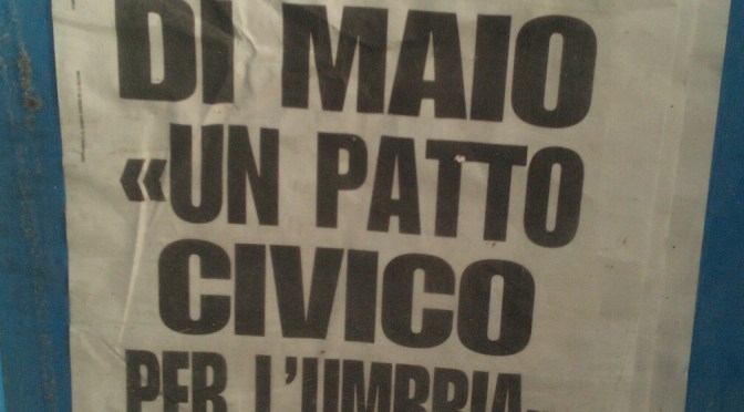 Luigi Di Maio parla dell’Umbria